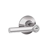 Schlage F51ABRW625GRW F51A BROADWAY 625 GRW Greenwich Deco Rose Entry Door Lock, Bright Chrome by Sc