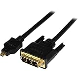 StarTech.com マイクロHDMI - DVI-Dケーブル 1m オス/オス HDDDVIMM1M