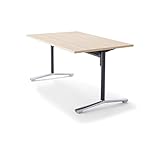 コクヨ   ミーティングテーブル DAYS OFFICE FLIP TOP XY-TFT158FPMC0 幅150×奥行80CM 天板ホワイトナチ