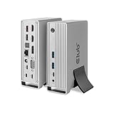 Club 3D USB Gen2 Type C トリプルディスプレイ DP 1.4 Alt mode スマート PD チャージング ドッキングステーション 120W (CSV-1568)