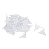 uxcell アンチダストコーナー　インナーコーナー　 キャビネット　クリアホワイト　ゴム　35個