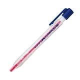 シンワ測定 工事用 ノック式クレヨン 蛍光ピンク 4.0mm 78449