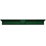 Buildersエッジ060020973028 73 5 / 8 " x 9 "クラシックDentilウィンドウヘッダー028、フォレストグリーン
