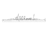 青島文化教材社 1/700 ウォーターライン 限定 イギリス軍 重巡洋艦ドーセットシャー イン...