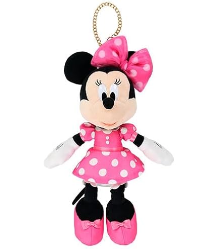 Amazon.co.jp: ミニーマウス ぬいぐるみ ドット柄 リボン