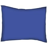 SheetWorld Crib / Toddler Baby Pillow Case - Flannel Pillow Case - Royal Blue - Made In USA by sheet