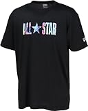 [コンバース] バスケットボール 半袖Tシャツ プリントTシャツ ブラック
