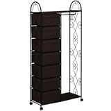 コートラック　衣装収納　ブラウン　LR-4193BR　ストレージ