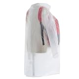Eco Ride World ランドセル 対応 レインコート キッズ レイングッズ 透明 えんそくコート E.V.A. 130 ～ 160 cm (150cm) raincoat_096