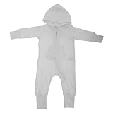 (ベイビーバグズ) Babybugz 赤ちゃん・ベビー用 ロンパース カバーオール パジャマ オールインワン (12-18ヶ月) (ウォッシュドグレーメランジェ)