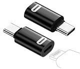Lightning & USB Type C 変換アダプタPhone15/15Plus 高速データ転送 PD35W 急速充電アダプター 対応 ライトニング to タイプC 変換コネクター iOS USB-C メスからUSB C 変換コネIOSからタイプC 変換 黒です2個