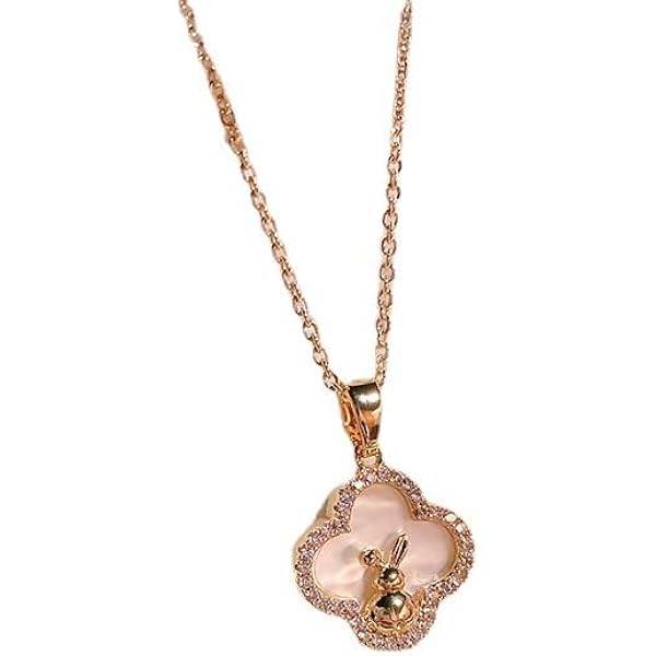 k*l様 ⭐︎激レア⭐︎希少⭐︎シャチの歯　骨董品 ネックレス 四つ葉 レディース キュービックジルコニア 幸福の