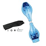 【beehive】エスボード 2輪バランスボード スケートボード Jボードタイプ 耐荷重80kg スポーツトレーニング用 光るタイヤ (タイプK)