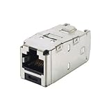 Panduit CJS688TGY Category-6 8-Wire TG-Style Shielded Jack Module, Black, 4-Pair [並行輸入品]