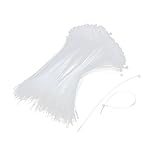 uxcell　タグファスナー　ケーブルタイ　1000本入り　スナップロック　プラスチック　13.5cmの長さ