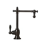 Waterstone 1700h-orb Towsonろ過蛇口ホットwithシングルレバーハンドル、ブラックオイルはブロンズ