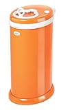 Ubbi Steel Diaper Pail, Orange by Ubbi