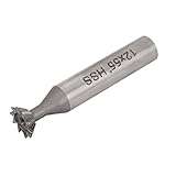 uxcell　ダブテールルータービット　フライス盤　ミルカッター　木工機械　55度　HSS