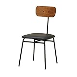 エヴァンスチェア EVS-CV1 ブラウン 幅42.5x奥行54.5x高80.5cm