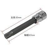 【アストロプロダクツ】AP 3/8DR ロングトリプルスクエアビットソケット M10