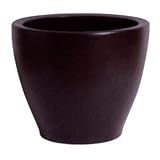 黒マットはなせ 鉢 10号　信楽焼　植木鉢　ガーデニング　陶器鉢