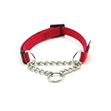ザ・ブラックラブカンパニー 超小型犬用ナイロンハーフチョーク / 10mm幅 / レッド / 5kg程度までの超小型犬用 犬グッズ専門店 オリジナル 国産