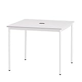 TOKIO RMオフィスデスク アジャスタータイプ 角型 W900×D900×H720mm RM-990 ホワイト