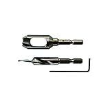 STAR-M 家具・建具用 No.58S 普通鋼皿取錐＆埋木錐セット 皿取錐(A×B)×埋木錐D (3×8×8mm) 58S-S3080 スターエム 三冨D