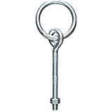 Stanley National Hardware 2061BC 3/8" x 5-1/8" Zinc Plated Hitch Ring w/Bolt [並行輸入品]