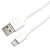 Kaito Denshi(海渡電子) マイクロ USB ケーブル 急速充電 給電 通信 転送 1m USB-A Micro-B 柔らかい シンプル ホワイト