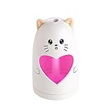 Rio Fusion新型ミニ萌え外見て車載加湿器超シズネUSB給電ポータブルマルチカラー夜ランプ省エネ加湿器卓上空焚き防止家庭用スチーム車載空気清浄機 (ベージュ) [並行輸入品]