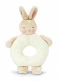 Bunnies By The Bay Bunny Ring Rattle, White (Discontinued by Manufacturer) by Bunnies by the Bay [並行