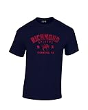 NCAA Richmond Spidersアーチ100 %防縮加工半袖Tシャツ、3 x、ネイビー
