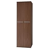 タカシン家具工業 ワードローブ ブラウン 幅59.7×奥行54.5×高さ187cm 4986081952352