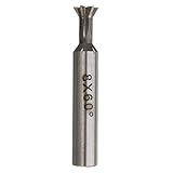 Generic 1Pc 8Mm X 60 Degree End Mill Cnc Bit Hss Straight Shank Dovetail Groove Slot Cutter