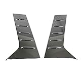 RUIQ トヨタ アルファード ヴェルファイア 30系 専用 外装 車の窓C-本柱装飾ステッカー ウィンドウフレームトリム ピラー TOYOTA VELLFIRE Z/ZA/ZRZ/ALPHARD GF/G/X 専用 設計 (クロームメッキ)