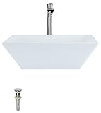Mr Direct v170-white磁器容器シンクEnsemble 731 シルバー V170W-731-C