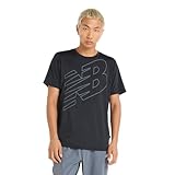 [ニューバランス] MT51070 Flying NB パフォーマンスショートスリーブTシャツ (MT51070) メンズ BK(ブラック)