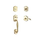 Baldwin SCWESXCURLTAR003 Reserve Single Cylinder Handleset Westcliff x Curve with Traditional Arch R