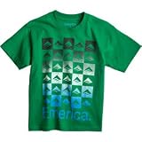 エメリカ EMERICA キッズ TシャツLingo Tee YTHケリーグリーンNO10 Sサイズ