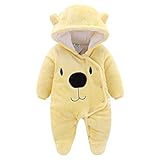 ベイビー・ボーイズ ウィンタージャンプスーツ Baby Winter Jumpsuit -コーラルフリース 足場 ロンパー 幼児コスチューム 衣装 ワンピース BESBOMIG