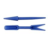 Hommy 掘る苗ツール ガーデン用品 ホールパンチャー 苗を移植 ボーダー ステンレス (青)