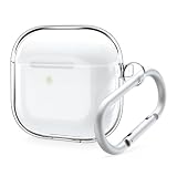 【elago】 AirPods 4 対応 ケース 透明 クリア カバー カラビナ 付き 落下防止 ワイヤレス充電 MagSafe 対応 ソフト TPU クリアケース [ AirPods4 エアポッツ 4 第4世代 対応 ] CLEAR HANG CASE トランスパレント