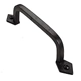 ブロンズValley – 9 " Squareドアプルハンドル – Solid Cast Bronze