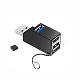 USBハブ 3ポート (USB3.0+ USB2.0) 1個 拡張コンボハブ超小型 高速データ転送ポータブル 機能コンパクト MacBook/iMac/Surface Pro/Windows/ノートPC対応