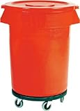 [T-4219023]エレクター　ラウンドブルートコンテナ　１２１．１Ｌ　レッド 2632RED
