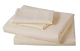 Microfiber Sheet Set King- Ivory [並行輸入品]