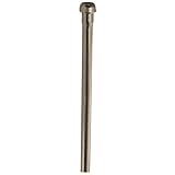 Kingston Brass CB38208 Complement 3/8-Inch Diameter Bullnose Lavatory Supply, 20-Inch, Satin Nickel 