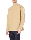 [ライフマックス] モックネック 厚手長袖Tシャツ MS1610 メンズ サンドカーキ XL