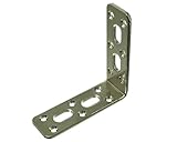 マイスト 取付金具(ニッケル)  3×25×76×76mm 6096